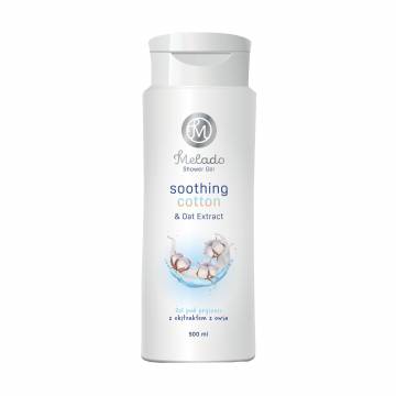Гель для душа Melado Soothing Shower Gel с экстрактом хлопка и овса, 500 мл