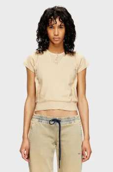 Женский бежевый джемпер M-DEBEE Бежевый XS Diesel A18899 0CBDS