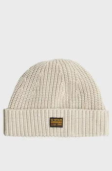 Мужская бежевая шапка Fisherman Бежевый ONESIZE G-Star RAW D24321,D167