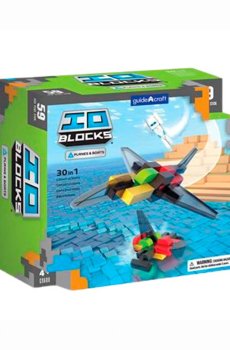 Конструктор Guidecraft IO Blocks Літаки і кораблі 59 деталей (G9608)