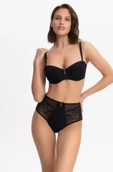 Женский черный бюстгальтер Черный 75A MARC&ANDRE W25-0113-03-BNM-LY