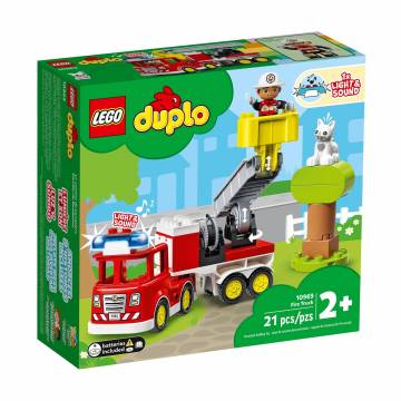 Конструктор LEGO Duplo Town Пожарная машина, 21 деталь, от 2 лет (10969) Конструктор LEGO Duplo Town Пожарная машина, 21 деталь, от 2 лет (10969)