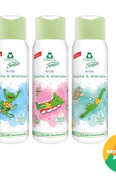 Детский шампунь-гель для душа Frosch® Senses Kids Gel Shampoo, 300 мл