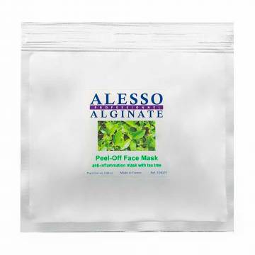 Альгинатная маска для лица Alesso Professionnel Alginate Anti-Inflammation Peel-Off Face Mask с маслом чайного дерева, 25 г Альгинатная маска для лица Alesso Professionnel Alginate Anti-Inflammation Peel-Off Face Mask с маслом чайного дерева, 25 г