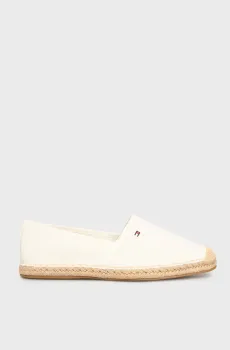 Женские белые эспадрильи FLAG CANVAS Белый 36 Tommy Hilfiger FW0FW08541