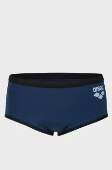 Мужские темно-синие плавки ONE LOW WAIST SHORT BIG LOGO Синий 105 Arena 008549-750