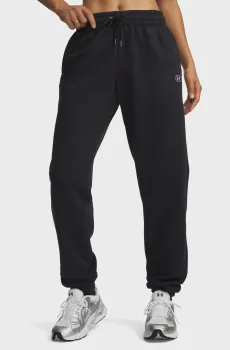 Женские черные спортивные брюки Icon Flc Nov Jogger Черный XL Under Armour 6010981-001