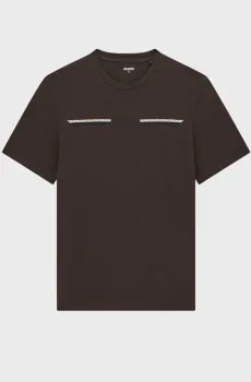 Мужская темно-коричневая футболка Коричневый XXL Guess Z6BI05.K6536;G1DL