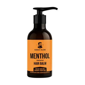 Мужской бальзам Barber Blend Menthol Hair Balm для жирной кожи головы и склонных к перхоти волос, 300 мл