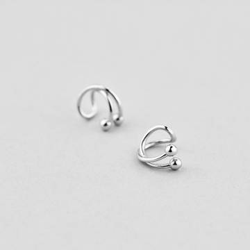 Серебряные серьги Minimal ВС-20154р/ВС-343р Серебряные серьги Minimal ВС-20154р/ВС-343р