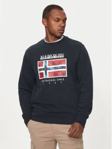 Napapijri Світшот NP0A4IBH Чорний Relaxed Fit Napapijri Світшот NP0A4IBH Чорний Relaxed Fit