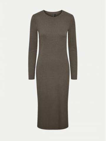 Pieces Повсякденна сукня Kylie 17126214 Коричневий Slim Fit Pieces Повсякденна сукня Kylie 17126214 Коричневий Slim Fit