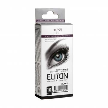 Крем-краска для бровей и ресниц Elitan Color Cream Eyebrow & Eyelash Dye 10 Черный, 30 мл Крем-краска для бровей и ресниц Elitan Color Cream Eyebrow & Eyelash Dye 10 Черный, 30 мл