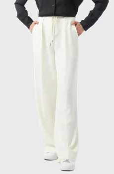 Женские белые брюки STRUCTURE TWILL Белый 36 Calvin Klein K20K206647