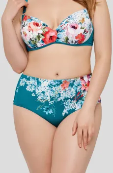 Женские бирюзовые трусики от купальника Бирюзовый 42 MARC&ANDRE L2020-ZP-HWB/2