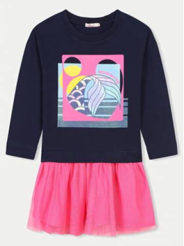 Billieblush Трикотажна сукня U20508 Cиній Regular Fit Billieblush Трикотажна сукня U20508 Cиній Regular Fit