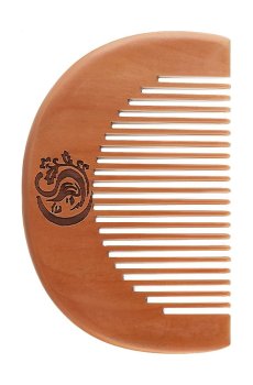 Гребень для волос Cosmo Shop деревянная, овал, 8*5.3 см, 1 шт (CS352)