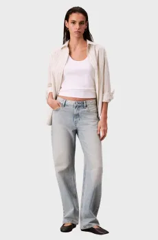 Женские голубые джинсы SIGNATURE 90s Голубой 26-SH Calvin Klein Jeans LV147C700G