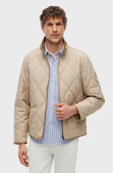 Мужская бежевая куртка DIAMOND QUILT Бежевый XXL Tommy Hilfiger MW0MW43466