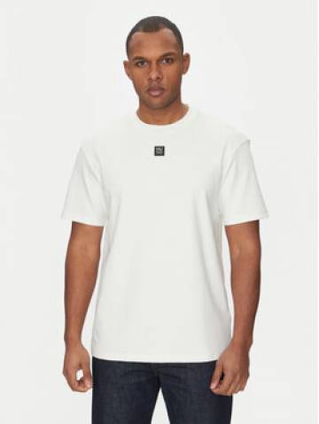 HUGO Футболка Dalile 50505201 Écru Regular Fit HUGO Футболка Dalile 50505201 Écru Regular Fit