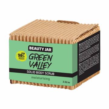 Твердый скраб для тела Beauty Jar Зеленая долина, 100 г Твердый скраб для тела Beauty Jar Зеленая долина, 100 г