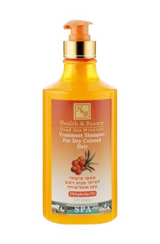 Уценка! Шампунь Health And Beauty Treatment Shampoo для сухих окрашенных волос, с маслом облепихи, 780 мл