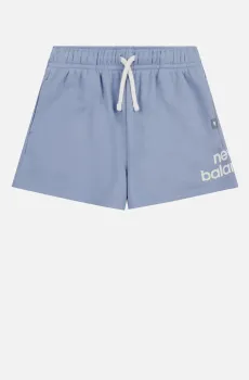 Детские голубые шорты Gradient Logo Голубой 8-9Y New Balance LAKG0131DUS