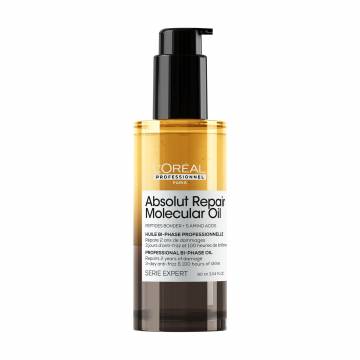 Масло для волос LOreal Professionnel Absolut Repair Molecular Bi-Phase Oil, 90 мл Масло для волос LOreal Professionnel Absolut Repair Molecular Bi-Phase Oil, 90 мл