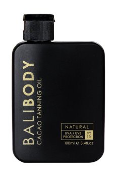 Масло для загара Bali Body Cacao Tanning Oil, SPF 15, с какао, 100 мл
