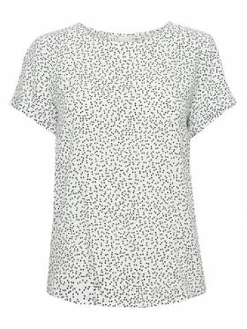 ICHI Блузка 20118146 Білий Regular Fit ICHI Блузка 20118146 Білий Regular Fit