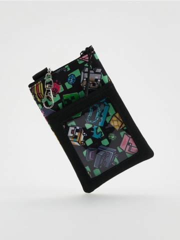 Reserved - Гаманець Minecraft - чорний - 490FM-99X