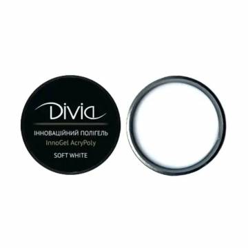Инновационный полигель для наращивания ногтей Divia InnoGel AcryPoly IG01 Soft White, 14 г Инновационный полигель для наращивания ногтей Divia InnoGel AcryPoly IG01 Soft White, 14 г