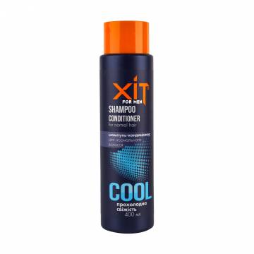Мужской шампунь-кондиционер Aromat Хит Cool Shampoo Прохладная свежесть, для нормальных волос, 400 мл Мужской шампунь-кондиционер Aromat Хит Cool Shampoo Прохладная свежесть, для нормальных волос, 400 мл