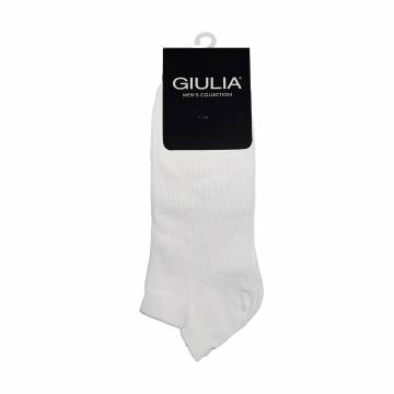 Носки мужские Giulia MS1 Classic, низкие, белые, размер 39-42 Носки мужские Giulia MS1 Classic, низкие, белые, размер 39-42