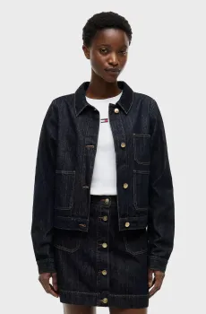 Женская темно-синяя джинсовая куртка LADY Синий XS Tommy Hilfiger WW0WW50002
