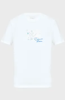 Женская белая футболка SS 20s CLASSIC Белый XXS Calvin Klein Jeans LV047C855G