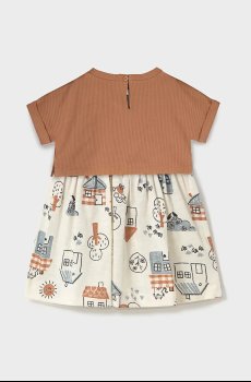 Хлопковое детское платье Mayoral