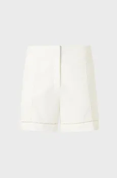 Женские белые шорты EMBROIDERY Белый 44 Karl Lagerfeld B2W10022