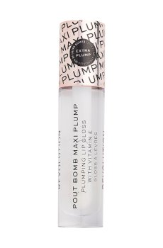 Блеск для губ Makeup Revolution Pout Bomb Maxi Plump Lip Gloss с эффектом увеличения объема, Glaze, 8.5 мл