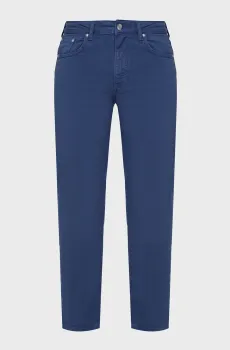 Женские синие джинсы STRAIGHT CROPPED COLOR JEANS Синий 27 Gant 4100213