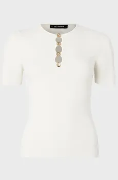 Женский белый джемпер KARL DAILY Белый L Karl Lagerfeld B1W18014