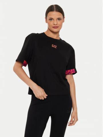EA7 Emporio Armani Футболка 6DTT15 TJLOZ 1200 Чорний Regular Fit EA7 Emporio Armani Футболка 6DTT15 TJLOZ 1200 Чорний Regular Fit