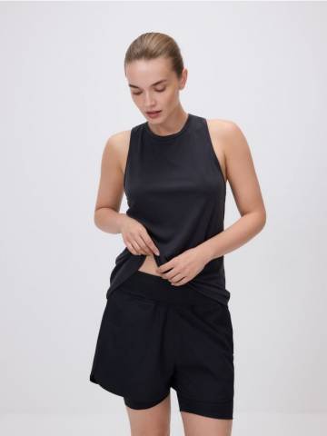 Reserved - Топ із принтом - темно-синій - 887IE-59X