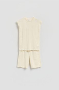 Reserved - Бавовняний комплект - кремовий - 314JV-01X