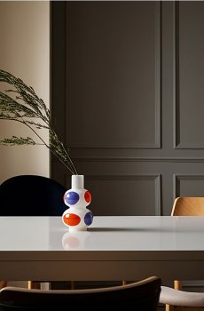 Ваза неправильної форми - різнобарвний