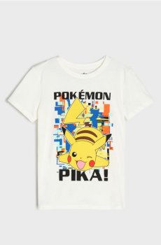 Бавовняна футболка з принтом Pokémon - різнобарвний
