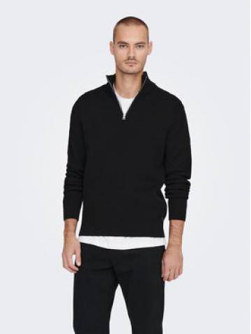 Only & Sons Светр 22023210 Чорний Regular Fit Only & Sons Светр 22023210 Чорний Regular Fit