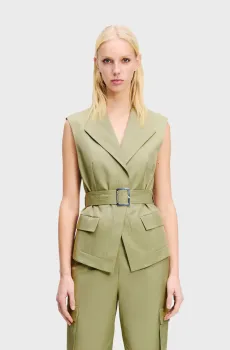 Женский оливковый жилет CARGO Оливковый 44 Karl Lagerfeld A2W14010