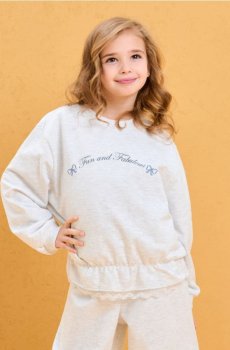 Кофта з круглим вирізом - сірий