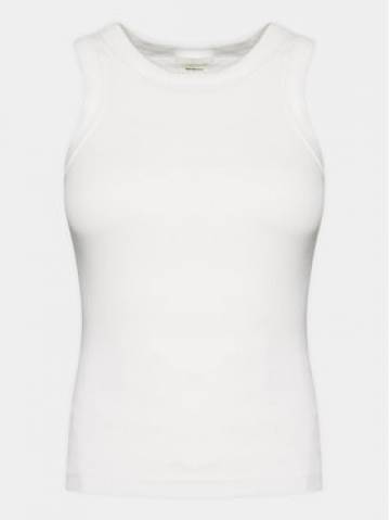 Gina Tricot Топ Basic 13894 Білий Regular Fit Gina Tricot Топ Basic 13894 Білий Regular Fit